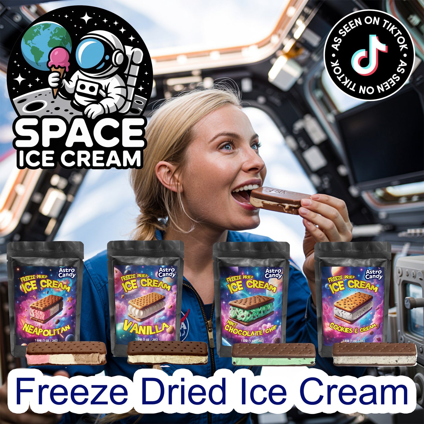 Space Ice Cream - Wholesale Freeze Dried Ice Cream