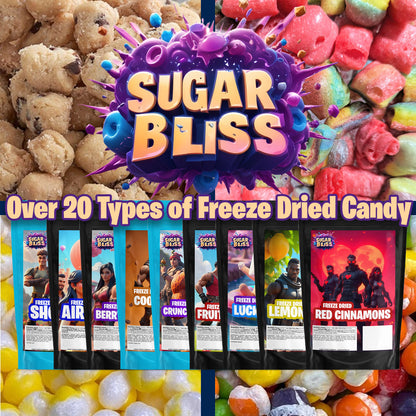Sugar Bliss - Medium Bags - Wholesale Freeze Dried Candy - Gamer Themed Candy