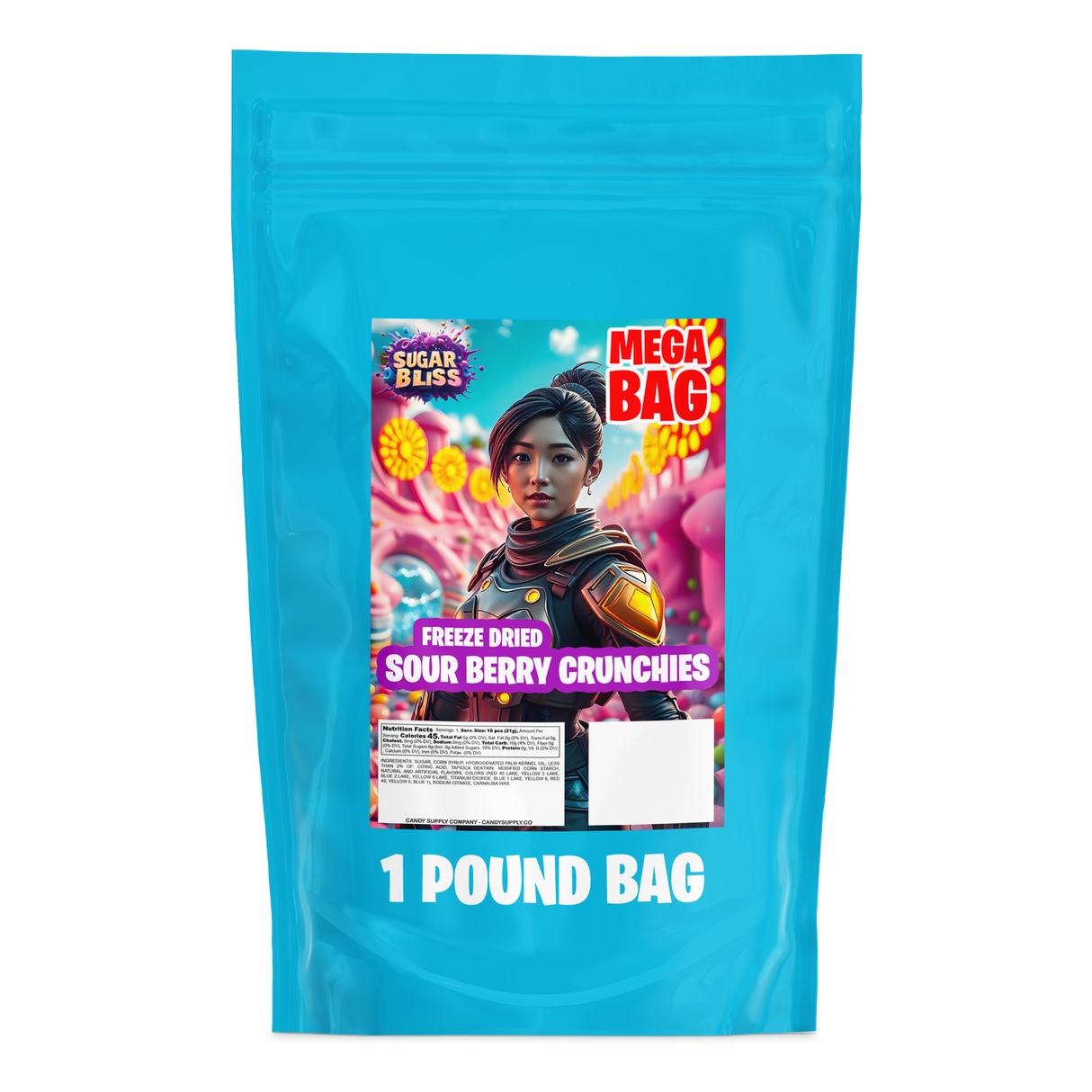 Sour Berry Crunchies - Mega Bag - 1 Pound